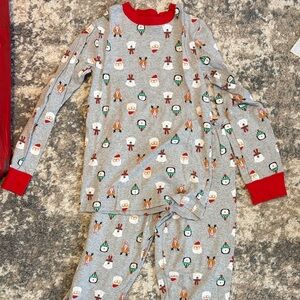 Festive Gray Women’s  Carters Pajamas with Red Accents
